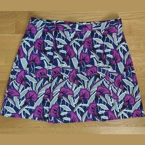 Club Monaco Floral Mini Skirt